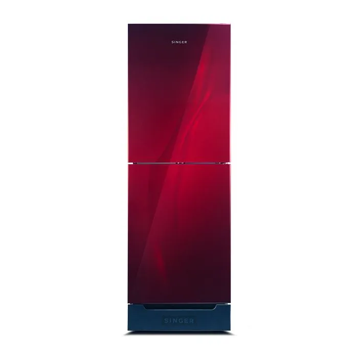 SINGER BOTTOM MOUNT REFRIGERATOR | 260 LTR | FBDS260Z-RG | RED
