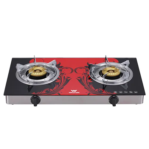 WALTON GLASS TOP DOUBLE BURNER GAS STOVE | WGS-GDC90 | LPG