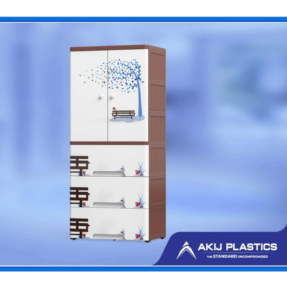 AKIJ PLASTIC COUPLE ALMIRA 3 DRAWER | WINDY