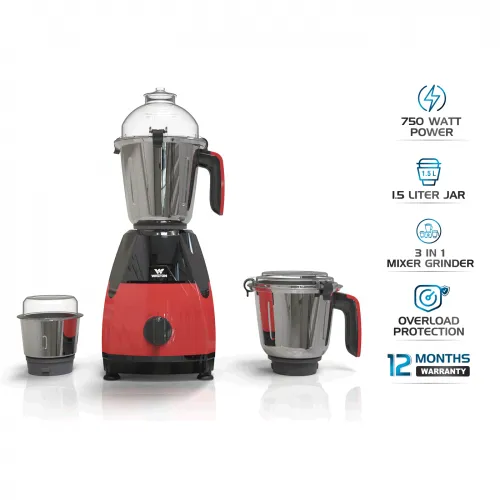 WALTON 3 IN 1 SS HEAVY-DUTY MIXER GRINDER | WBL-VK01N