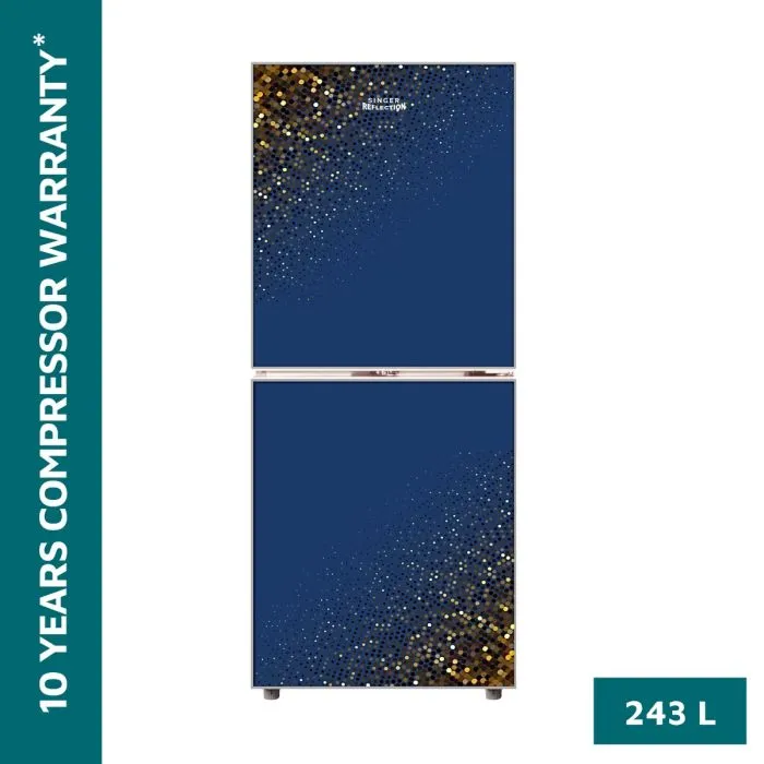 SINGER TOP MOUNT REFRIGERATOR | 243 LTR | BCD-243R-NG | BLUE