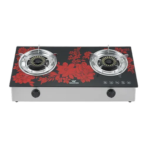 WALTON DOUBLE BURNER LPG GLASS GAS STOVE | WGS-GDC11