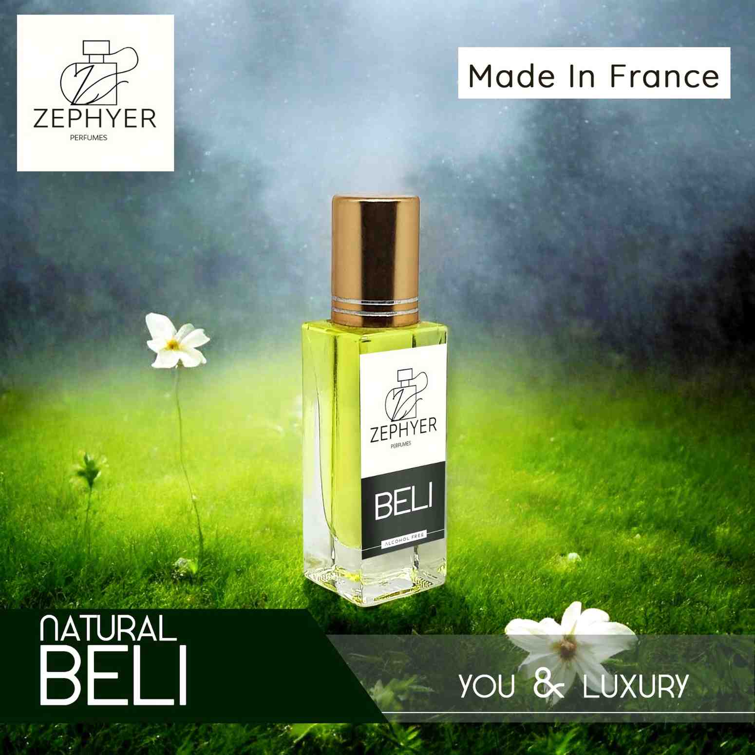 NATURAL BELI PERFUME OIL BASE ATTAR | 6ML (FRANCE)