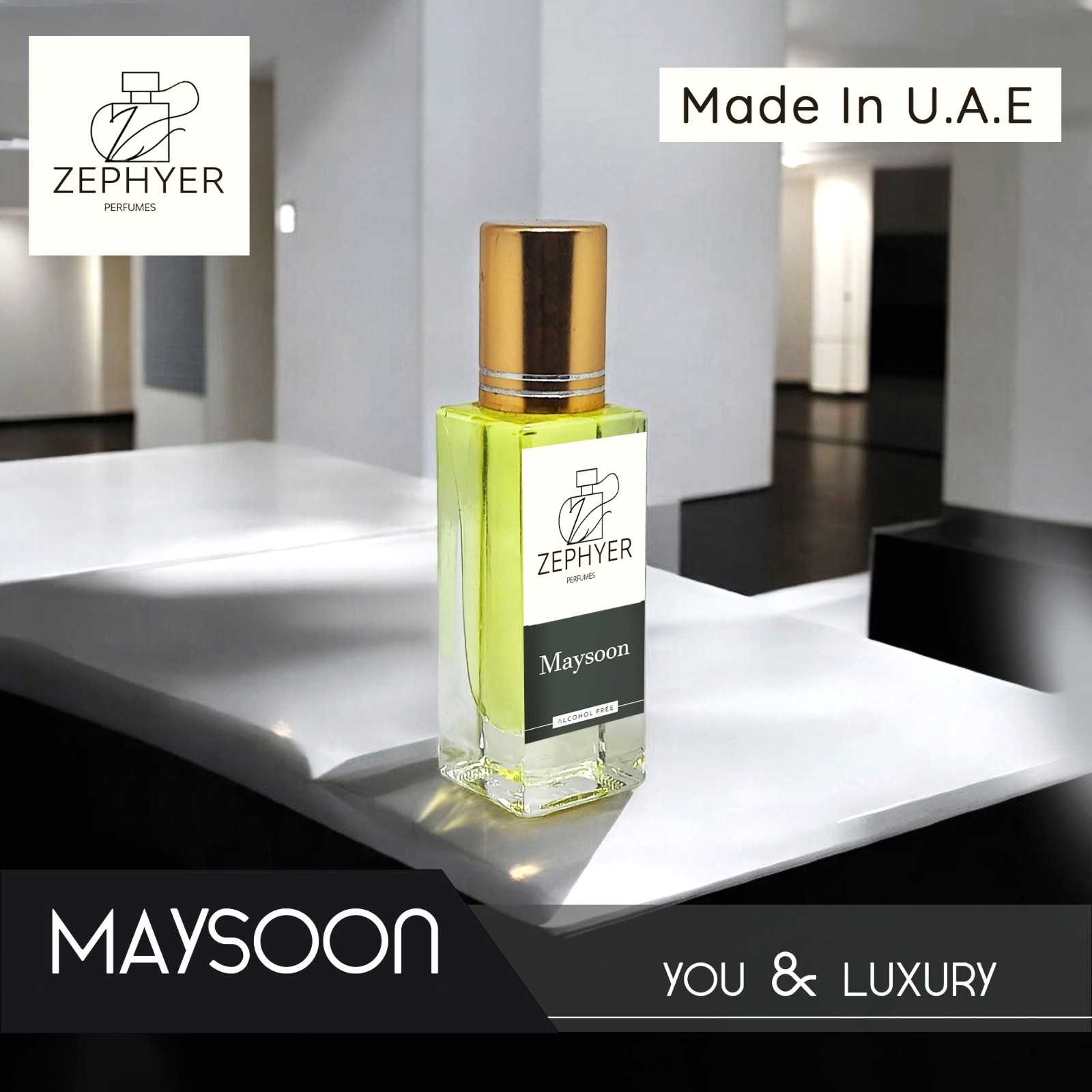 MAYSOON PERFUME OIL BASE ATTAR | 6ML (U.A.E)
