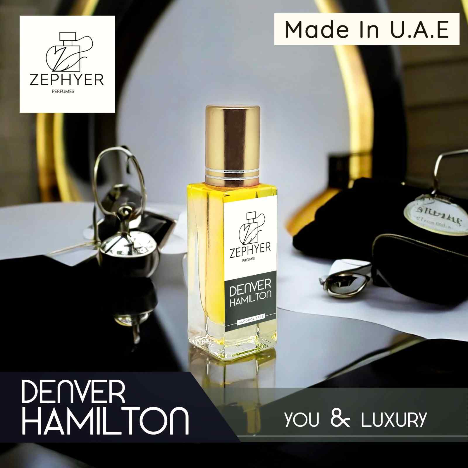 DENVER HAMILTON PERFUME OIL BASE ATTAR | 6ML (U.A.E)