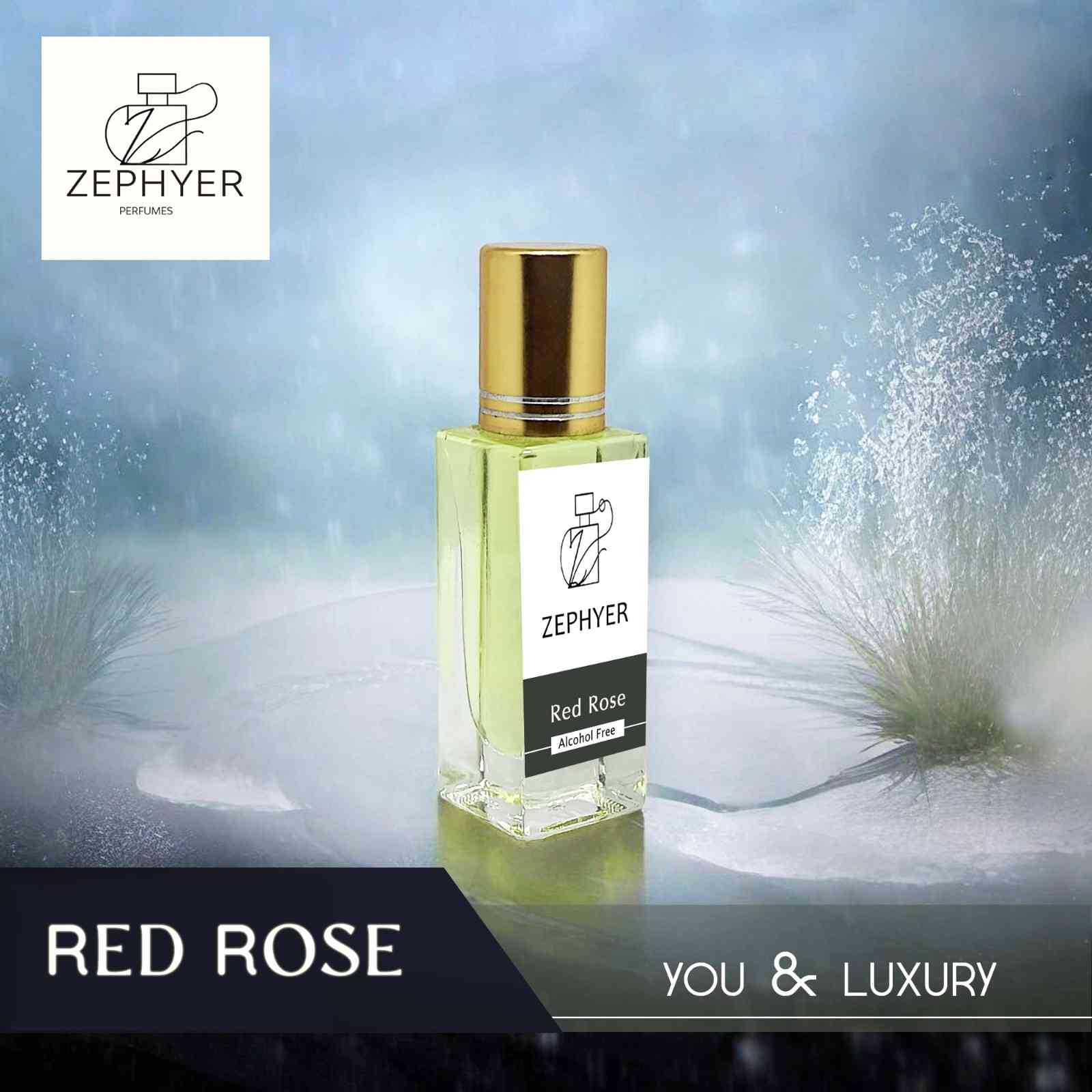 RED ROSE UNFORGETTABLE AURA PERFUME OIL BASE ATTAR | 6ML