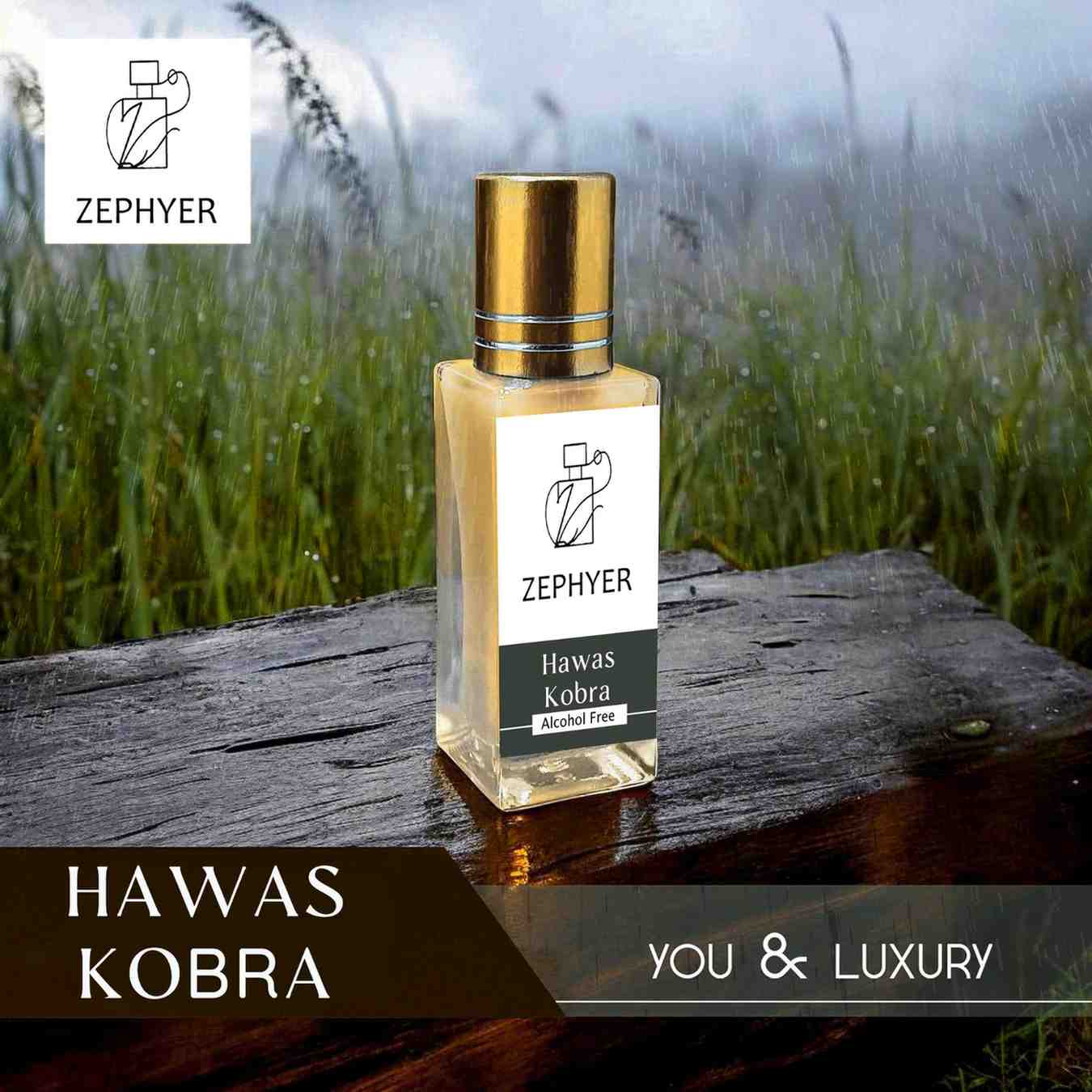 HAWAS KOBRA DROP BY DROP PERFUME OIL BASE ATTAR | 6ML