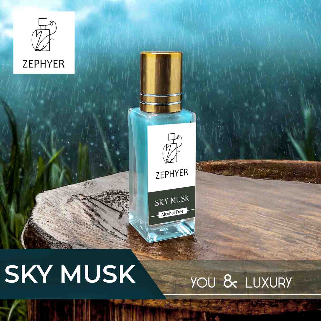 SKY MUSK PERFUME OIL BASE ATTAR | 6ML