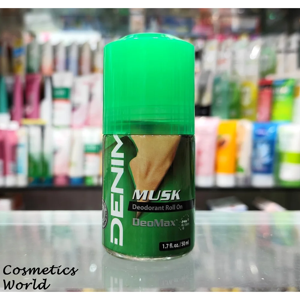 DENIM MUSK DEODORANT ROLL ON FOR MEN | 50ML