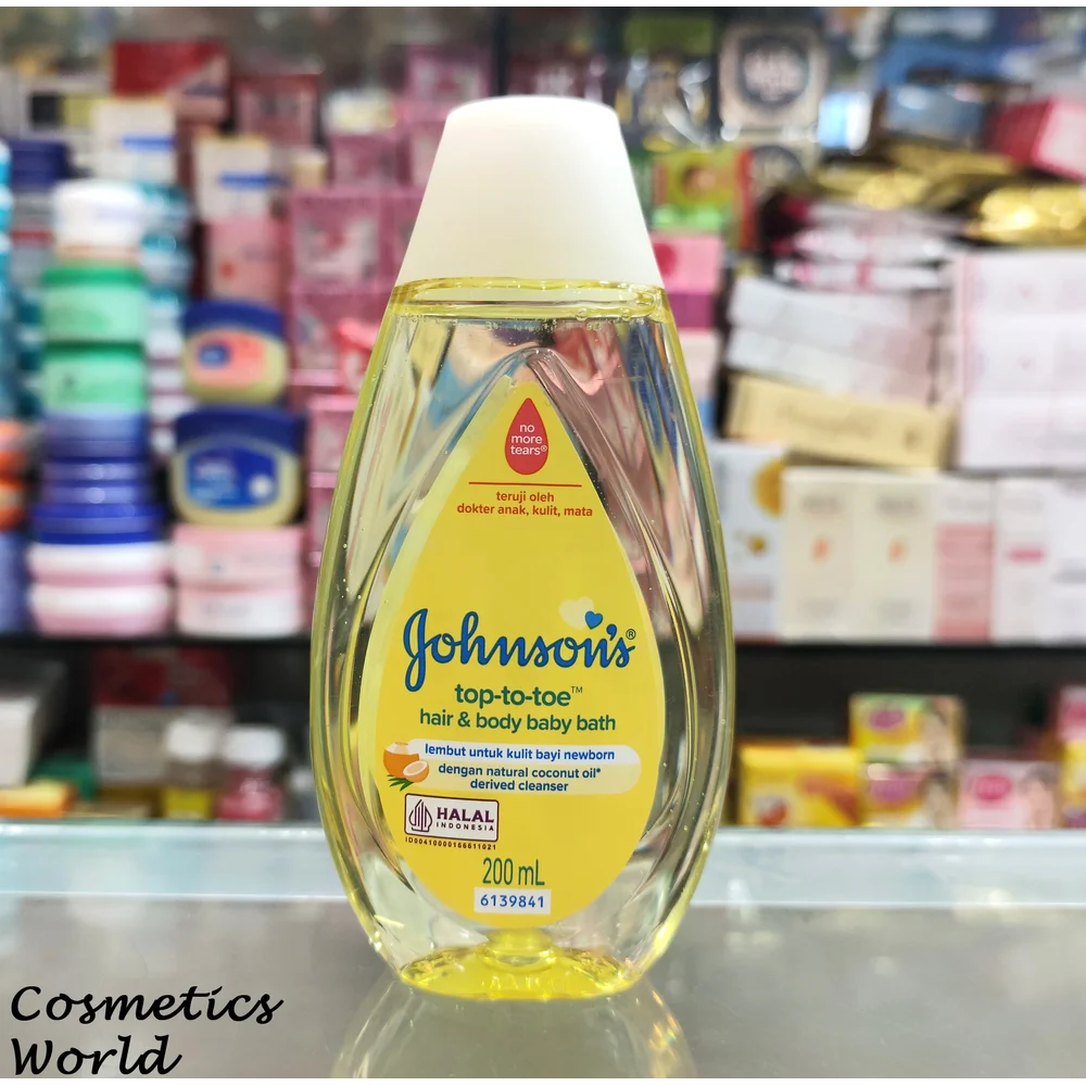 JOHNSON'S TOP TO TOE HAIR & BODY BABY BATH | 200ML