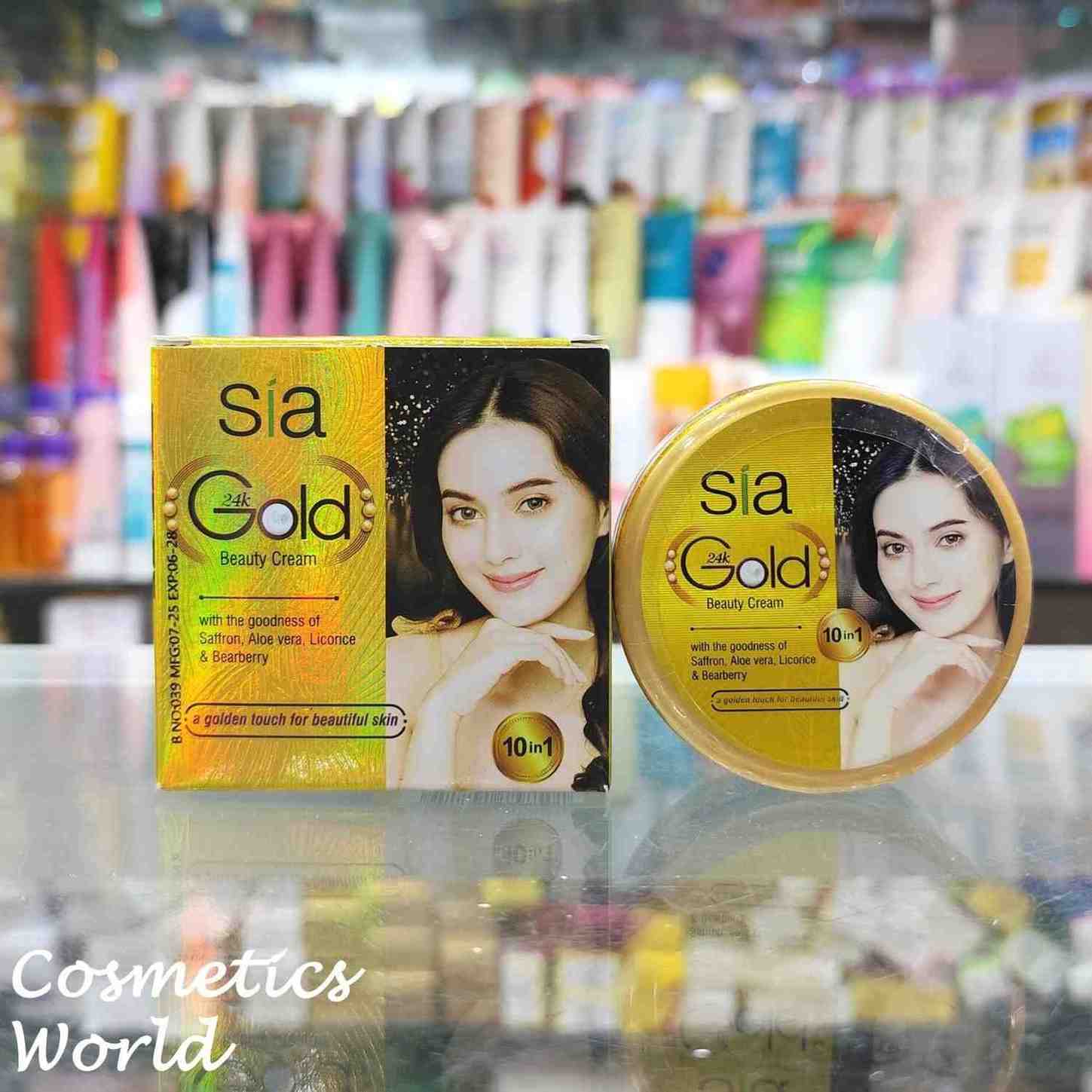 SIA 24K GOLD WHITENING BEAUTY NIGHT CREAM
