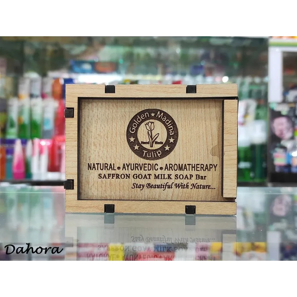 PREMIUM SAFFRON GOAT MILK SOAP | 100G