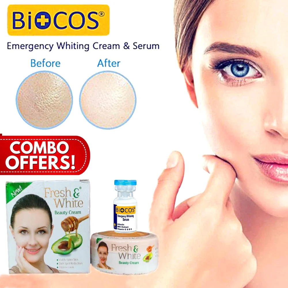 BIOCOS EMERGENCY SERUM AND BEAUTY CREAM COMBO