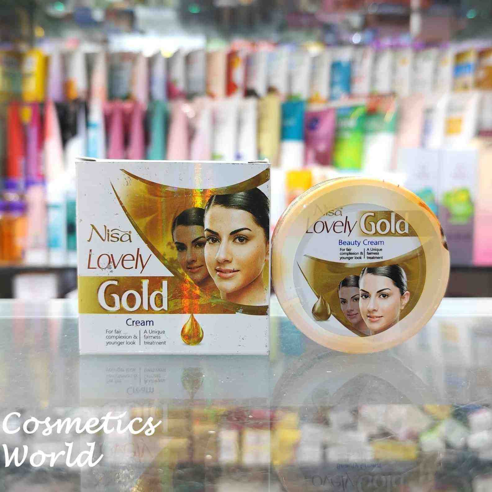 NISA LOVELY GOLD 10X WHITENING BEAUTY NIGHT CREAM