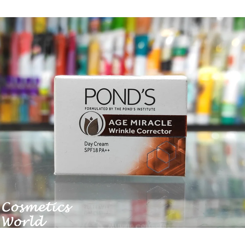 PONDS AGE MIRACLE WRINKLE CORRECTOR DAY CREAM SPF18 PA++ | 10G (INDIA)