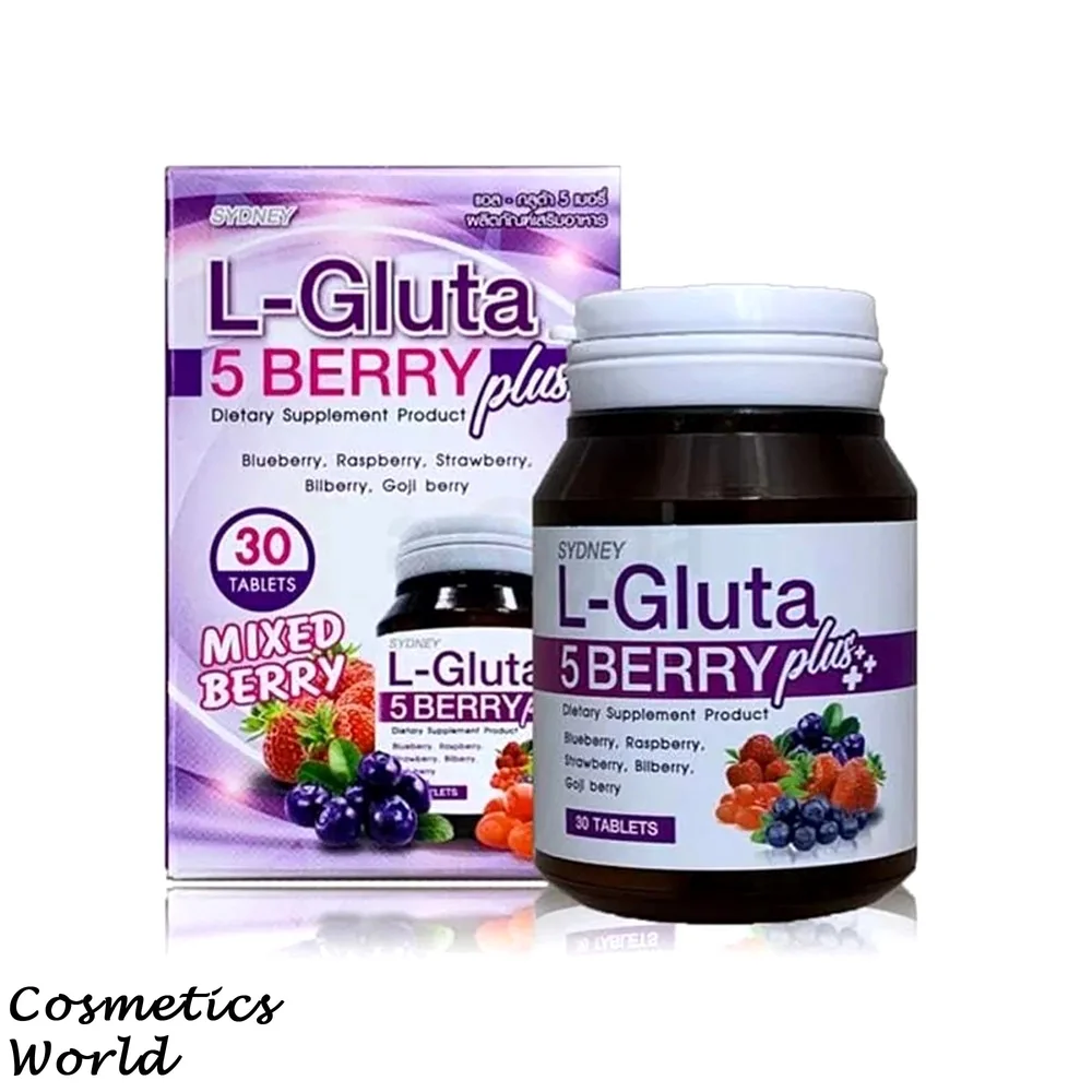 SYDNEY L-GLUTA 5 BERRY PLUS VITAMINS | 30 CAPSULE