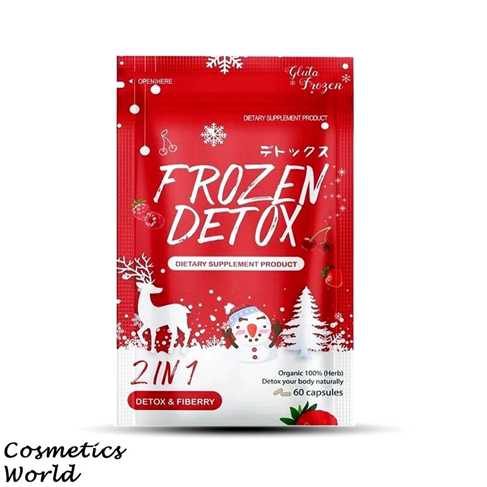FROZEN DETOX SUPPLEMENT PRODUCT 2IN1 DETOX AND FIBERRY  WEIGHT LOSS CAPSULE