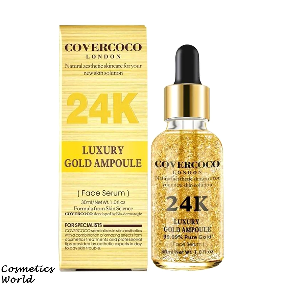 COVERCOCO 24K LUXURY GOLD AMPOULE FACE SERUM | 30ML