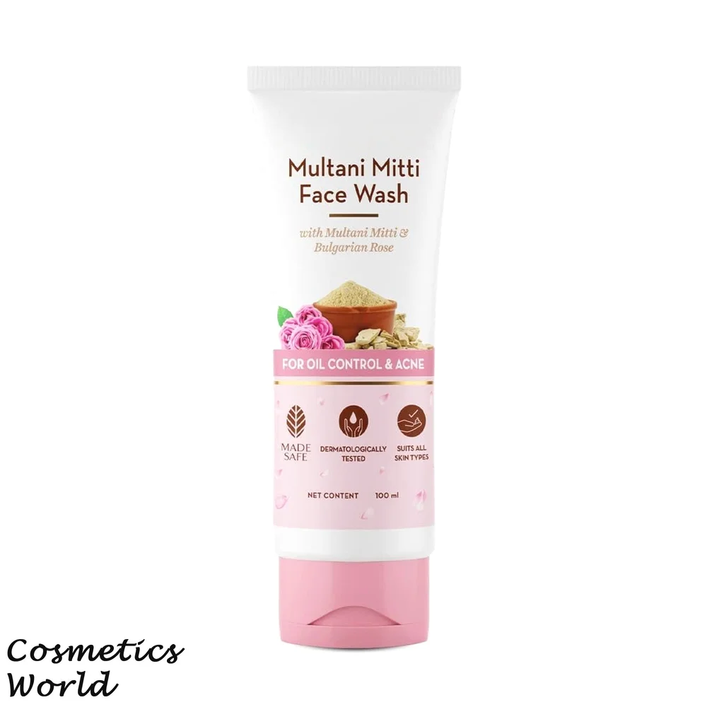 MAMAEARTH MULTANI MITTI FACEWASH FOR ACNE & OIL CONTROL | 100ML (INDIA)