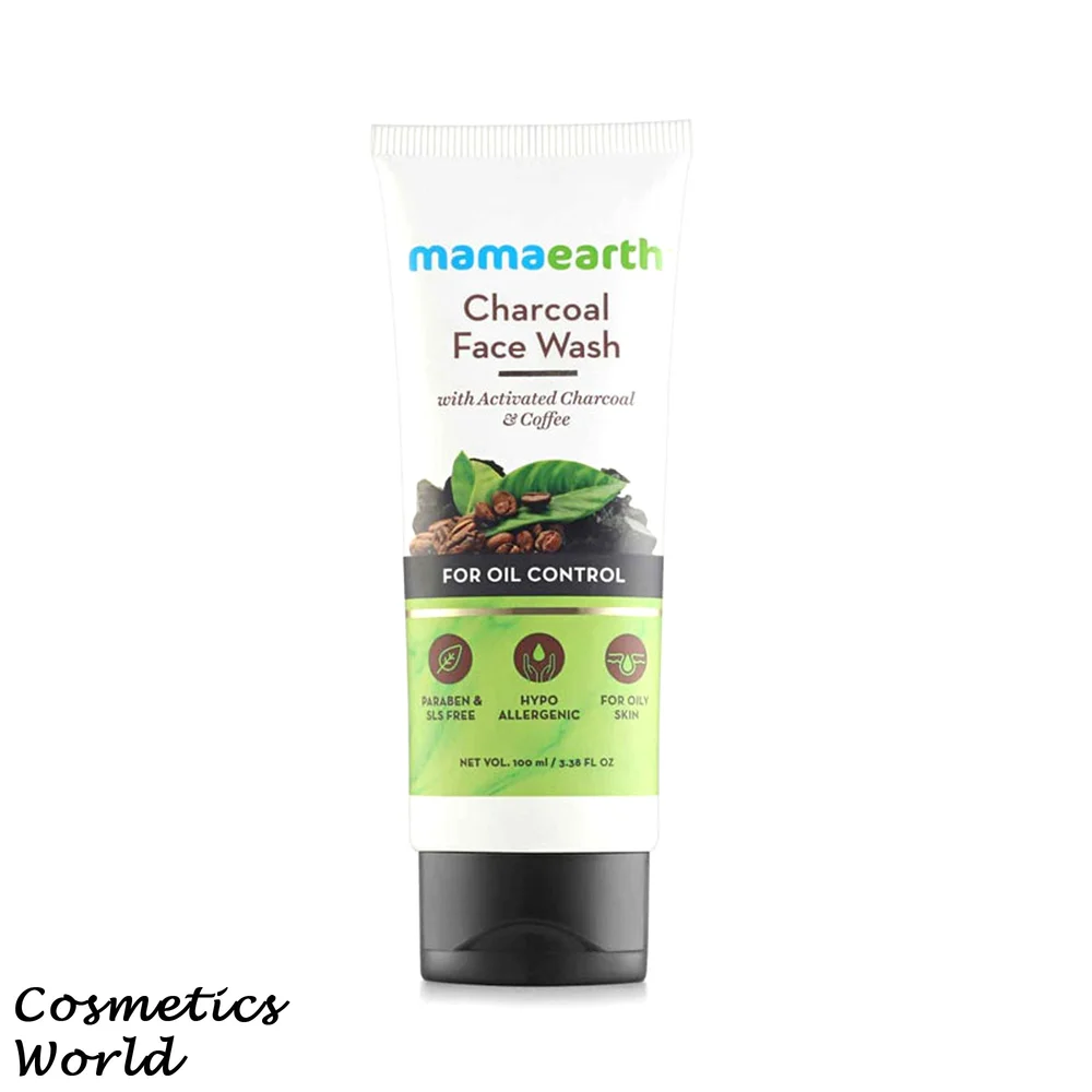 MAMAEARTH CHARCOAL FACEWASH FOR OIL CONTROL | 100ML (INDIA)