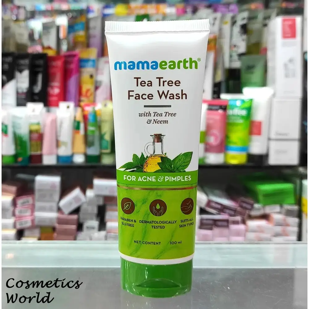 MAMAEARTH TEA TREE OIL FREE FACE WASH | 100ML (INDIA)