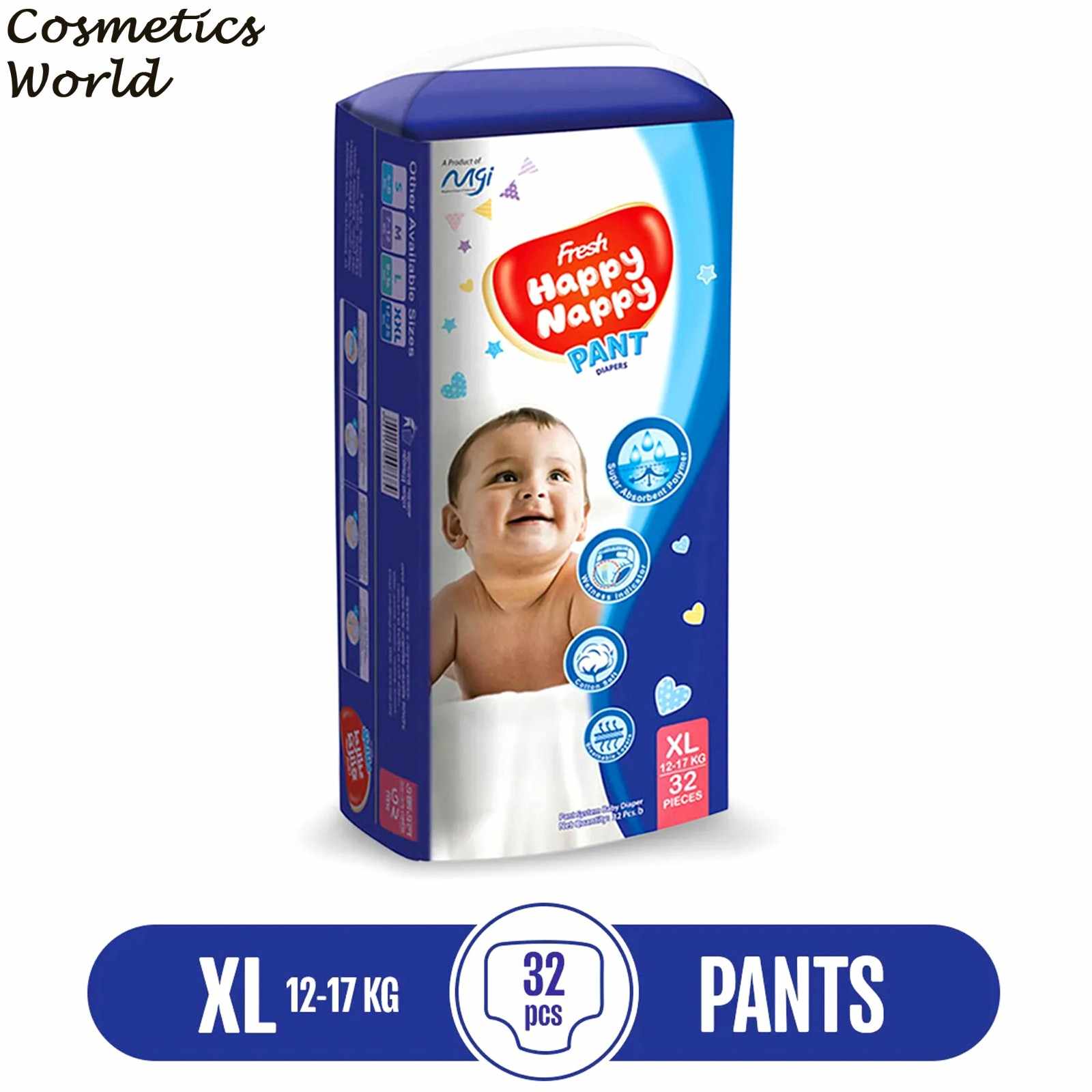 FRESH HAPPY NAPPY PANTS DIAPER XL (12-17KG)