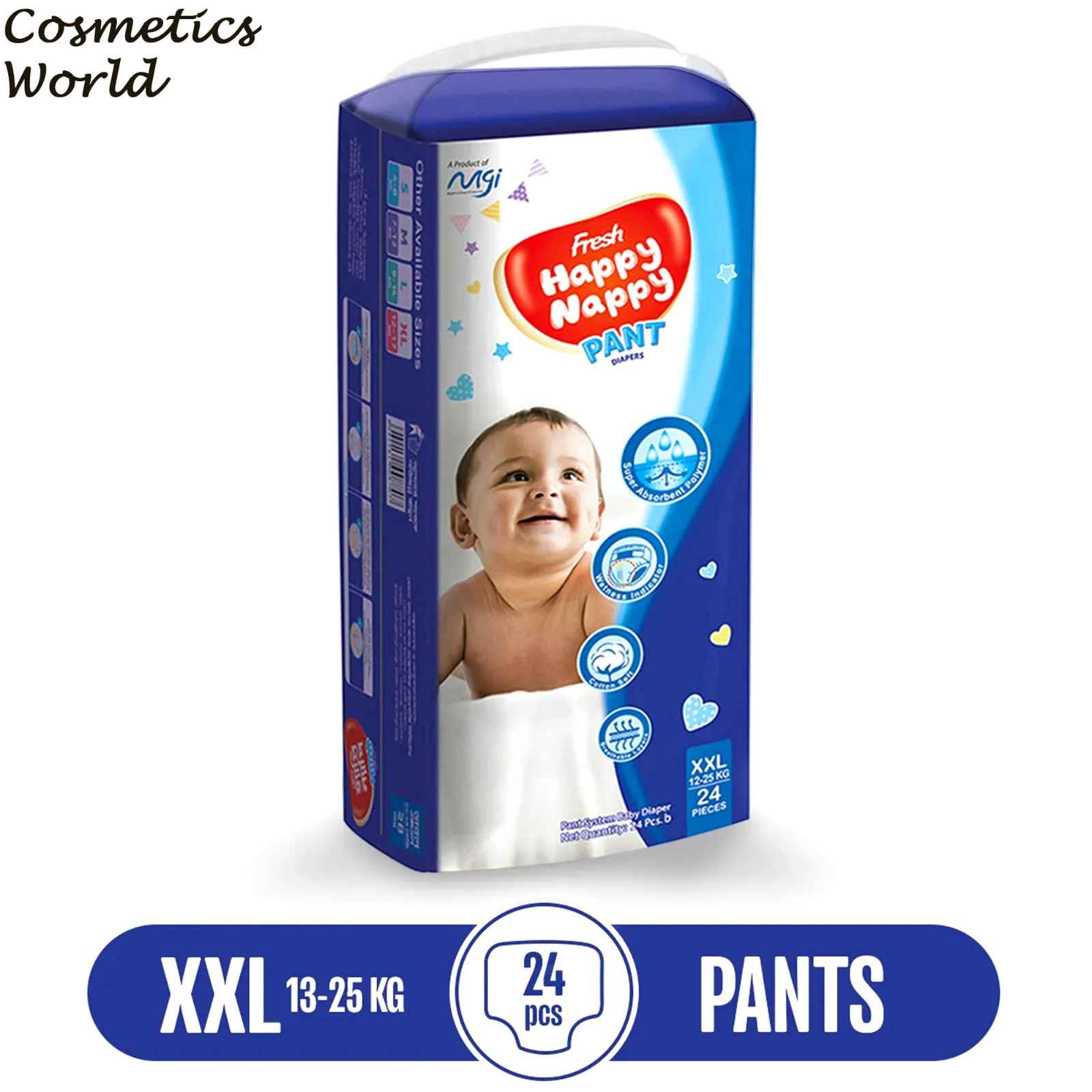 FRESH HAPPY NAPPY PANTS DIAPER XXL (12-25KG)