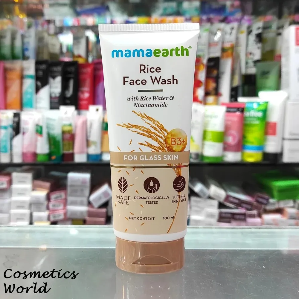 MAMAEARTH RICE FACE WASH | 100ML (INDIA)