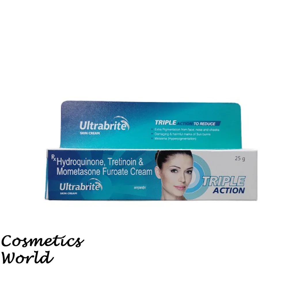 ULTRABRITE HYDROQUINONE TRETINOIN MOMETASONE FUROATE SKIN CREAM | 15G (INDIA)