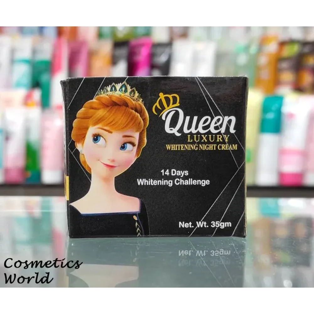 QUEEN LUXURY 10X WHITENING NIGHT CREAM | 35G