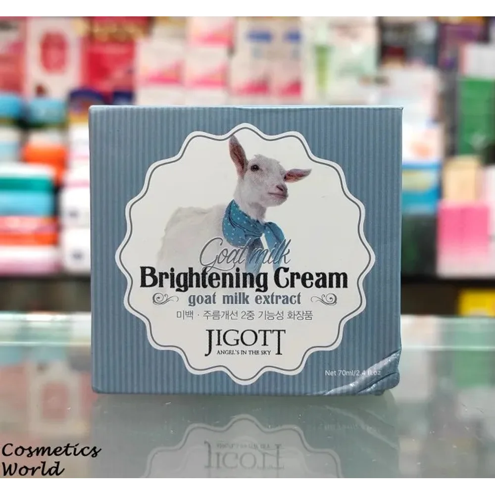JIGOTT GOAT MILK 5X FAST WHITENING NIGHT CREAM | 70ML (KOREA)