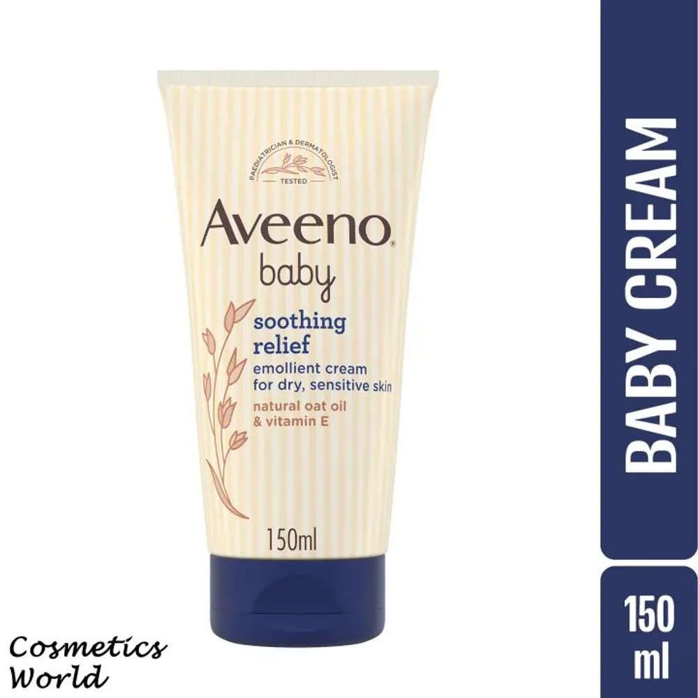 AVEENO BABY SOOTHING RELIEF EMOLLIENT CREAM | 150ML (FRANCE)