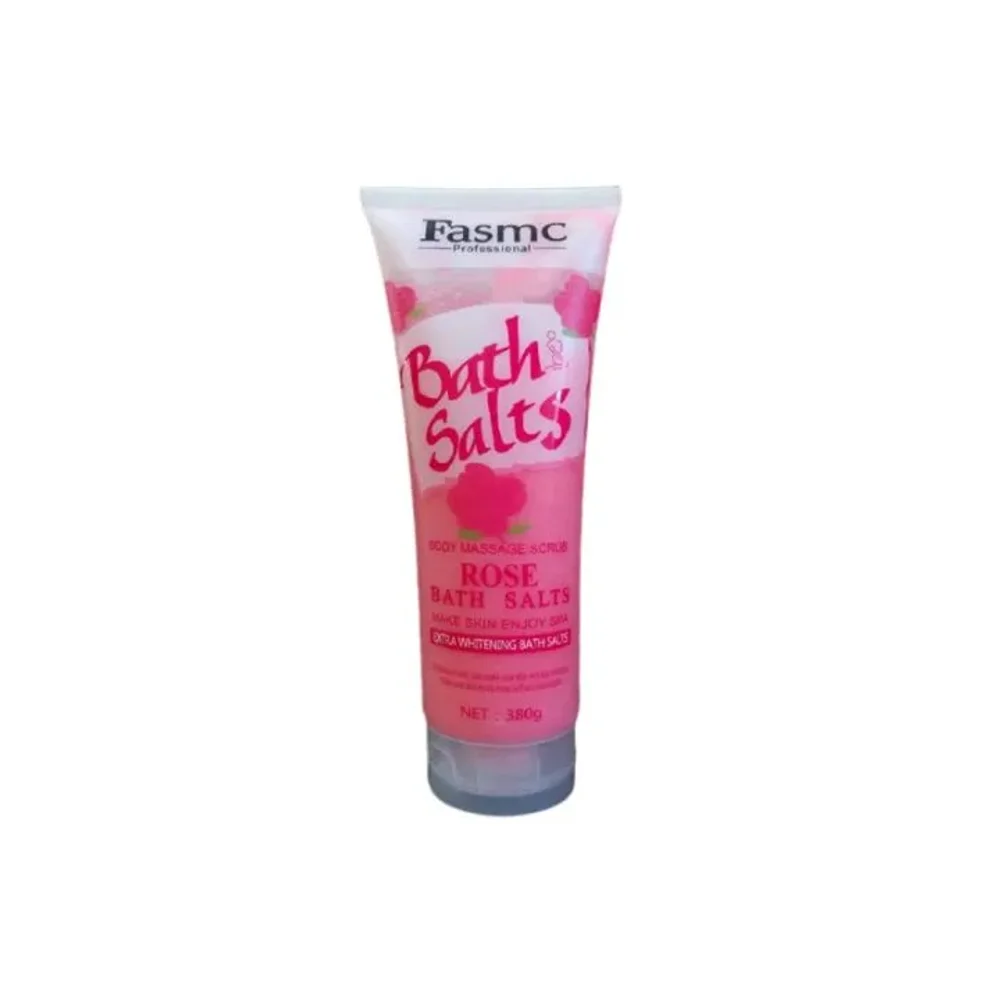 FASMC BATH SALTS BODY MASSAGE SCRUB ROSE | 380GM