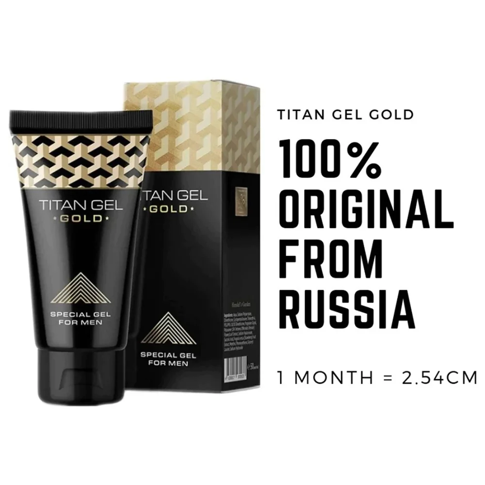 TITAN GEL GOLD 5X SPECIAL GEL FOR MEN | 50ML (RUSSIA)
