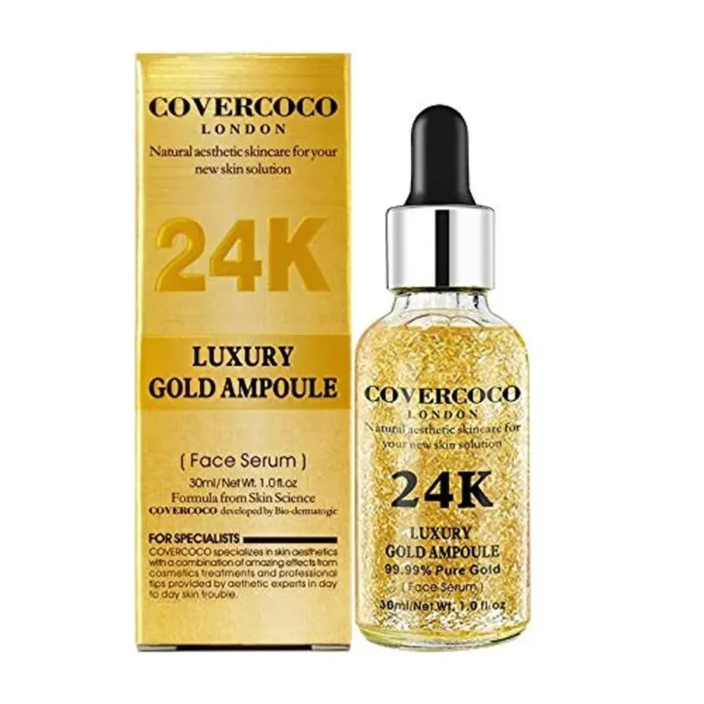 COVERCOCO 24K LUXURY GOLD AMPOULE FACE SERUM | 30ML