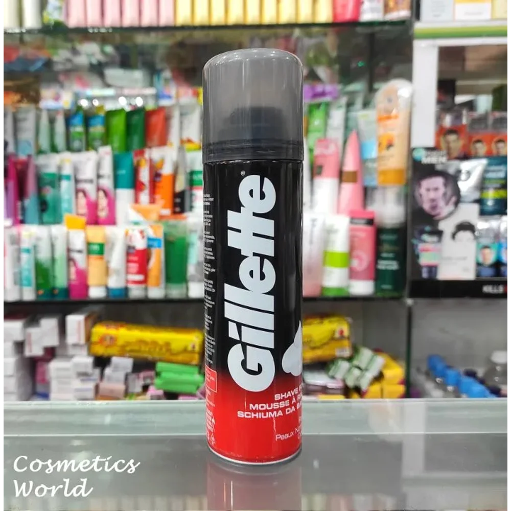 GILLETTE SHAVING FOAM REGULAR | 200ML (UK)