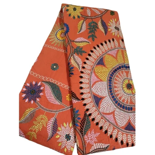 ARONG QUALITY RESHMI SUTAY KAJ KORA JAMALPURER OITIJJOBAHI NOKSHI KANTHA | ORANGE