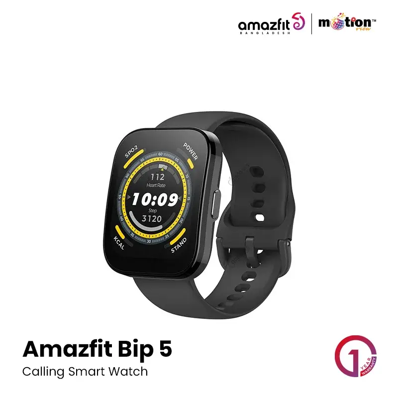 AMAZFIT BIP 5 1.91" TFT DISPLAY WITH IP68 WATER-RESISTANCE & GPS SMART WATCH