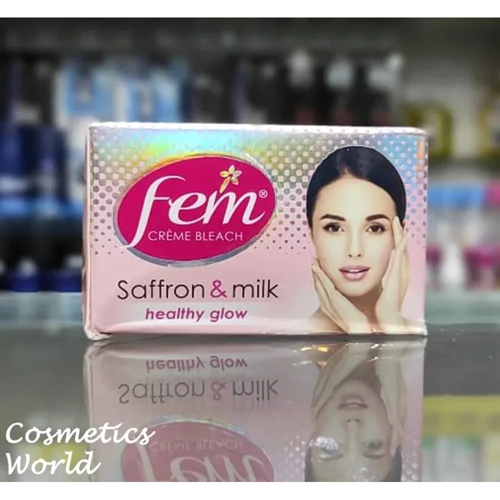 FEM FAIRNESS SAFFRON & MILK CREME BLEACH | 24G (INDIA)