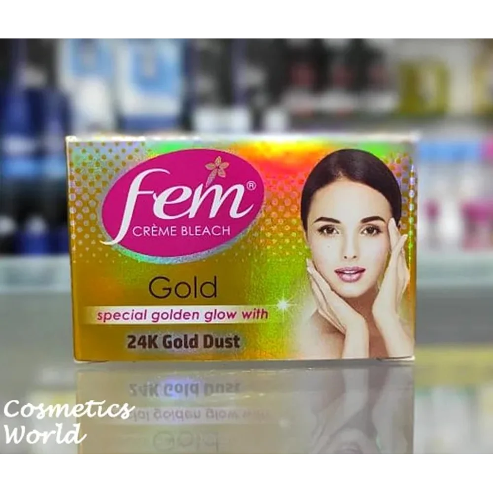FEM FAIRNESS 24K GOLD CREME BLEACH | 8G (INDIA)