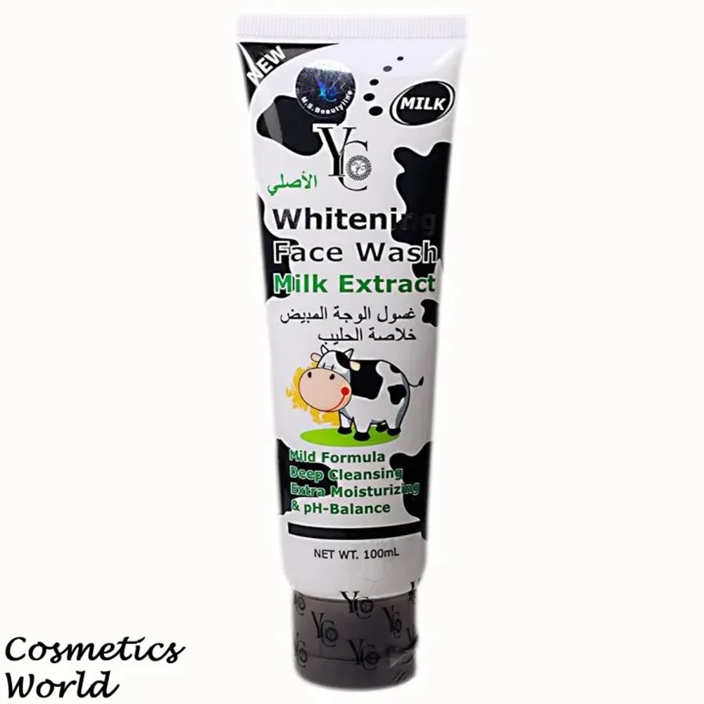 YC MILK EXTRACT WHITENING FACE WASH | 100ML (THAILAND)