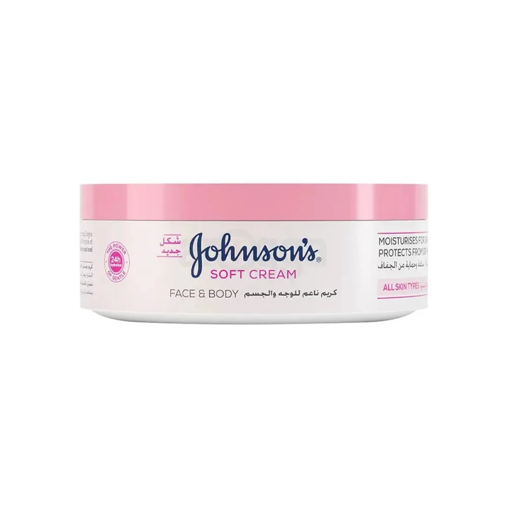 JOHNSON'S 24HOUR MOISTURE SOFT CREAM | 200ML (U.A.E)