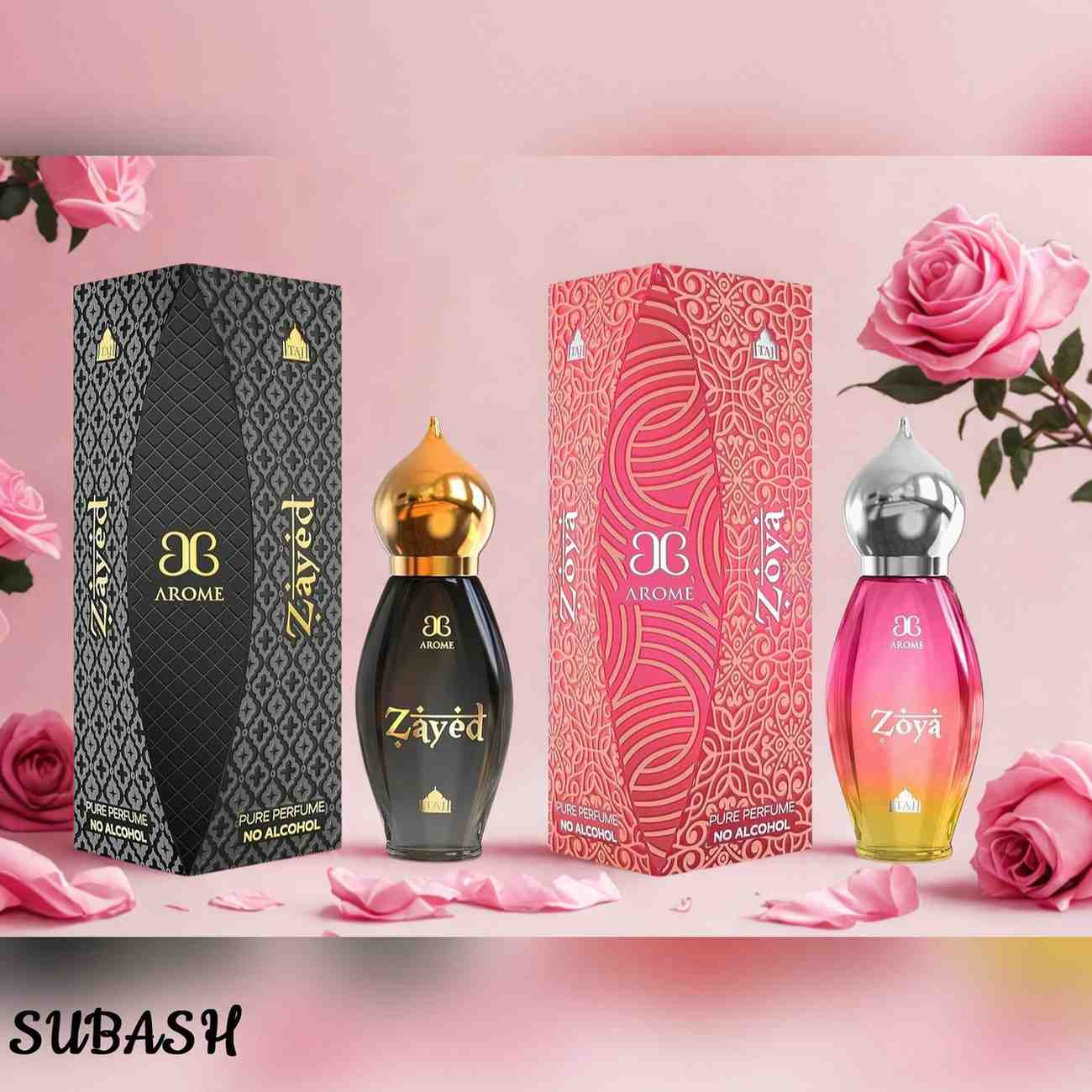 ZAYED AND ZOYA PREMIUM LUXURY ATTAR COMBO | 18ML (INDIA)