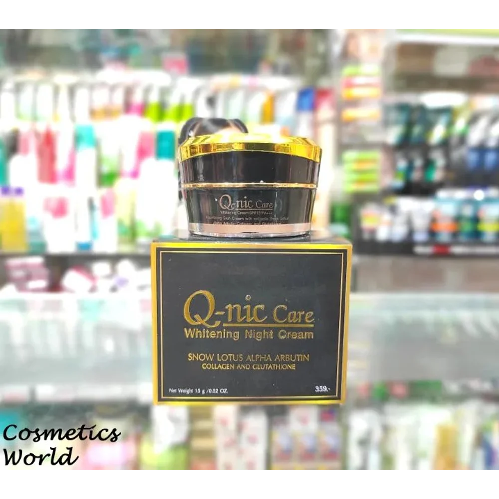 Q-NIC CARE WHITENING NIGHT CREAM | 15G (THAILAND)
