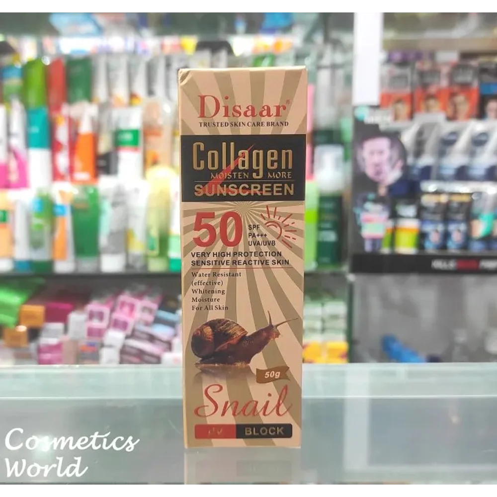 DISAAR COLLAGEN SUNSCREEN MOISTURIZING REFRESHING CREAM | 50G