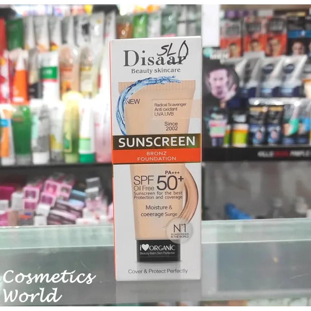 DISAAR BEAUTY SKINCARE SPF PA+++ 50+ UVA UVB FOUNDATION | 40GM