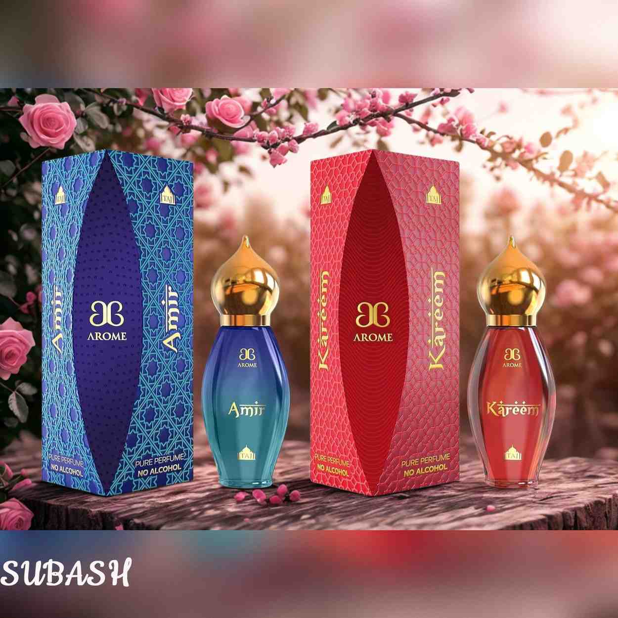 AMIR AND KAREEM LEMON PERFUME ATTAR COMBO | 18ML (INDIA)