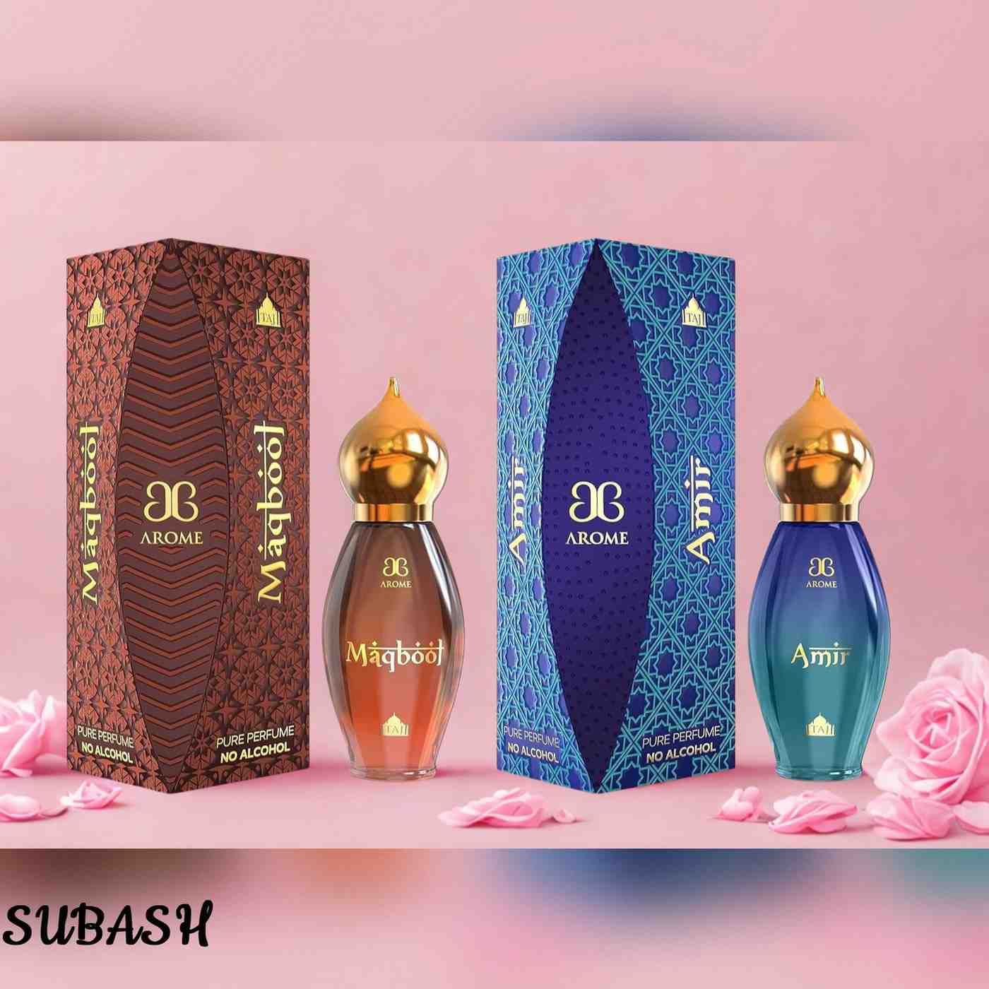 AMIR AND MAQBOOL  PERFUME ATTAR COMBO | 18ML (INDIA)