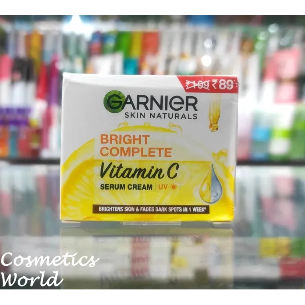 GARNIER BRIGHT COMPLETE SERUM CREAM UV | 23G (INDIA)