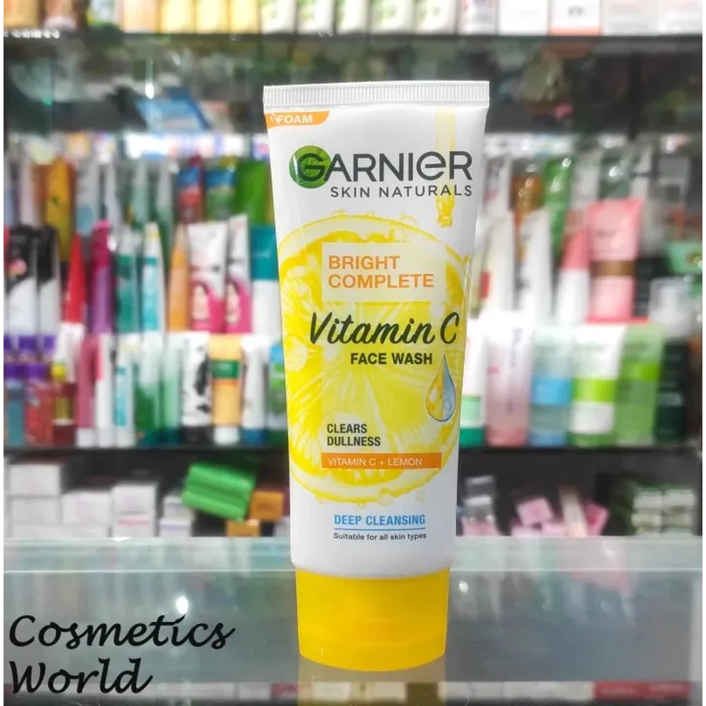 GARNIER BRIGHT COMPLETE FACEWASH | 100G (INDIA)